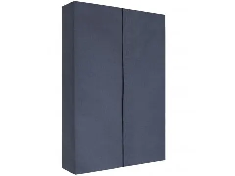 Prześcieradło bawełniane bez gumki silver 220x210 cm popielate