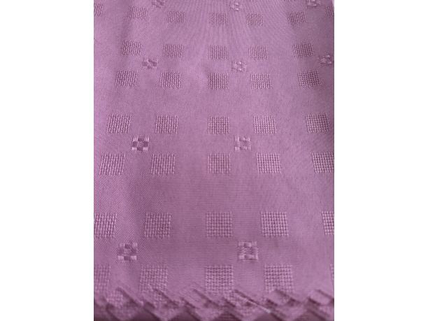 Obrus plamoodporny 110x155 cm różowo wrzosowy wzorek