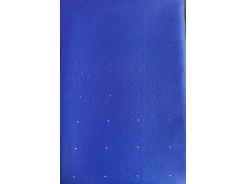 Obrus plamoodporny 110x155 cm szafirowe kropeczki
