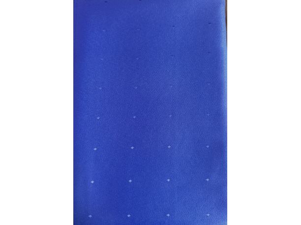 Obrus plamoodporny 130x155 cm szafirowe kropeczki codzienny