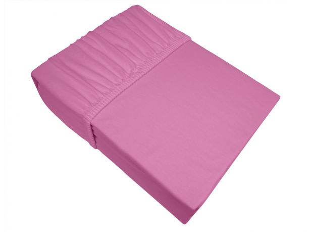 Prześcieradło Jersey z gumką 140x200 paryski róż - Bielbaw 074