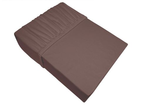 Prześcieradło Jersey z gumką 160x200 mokka - Bielbaw 076