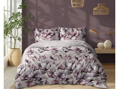 Pościel z bawełny 220x200 +2/70x80 beżowe marzenie wz. 5498 b