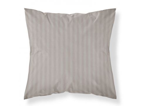 Poszewka adamaszkowa 40x40 | Pasy 1 cm | pure beżowa 1 szt