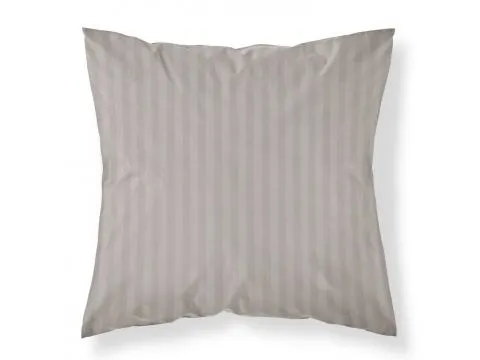 Poszewka adamaszkowa 40x40 | Pasy 1 cm | pure beżowa 1 szt