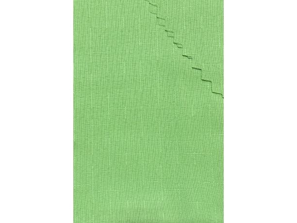Obrus plamoodporny owalny 140x220 cm zielone jabłuszko len codzienny