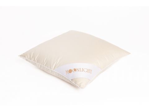 Poduszka puchowa trzykomorowa Moonlight 40x40 cm – naturalny komfort i ergonomiczne wsparcie