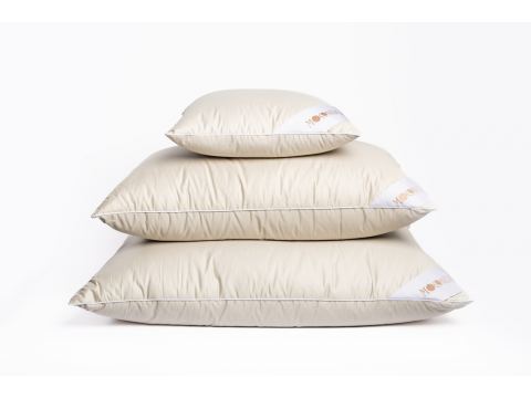 Poduszka puchowa trzykomorowa Moonlight 70x80 cm – naturalny komfort i ergonomiczne wsparcie