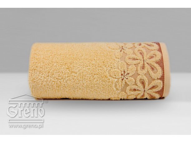 Ręcznik Greno  Bella 50x90 morelowy