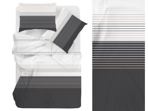 Pościel Bawełniana Bielbaw Premium 160x200 Bianco nero – naturalny komfort każdej nocy