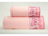 Ręcznik  dla dzieci Misie New 30x50  Różowy Greno