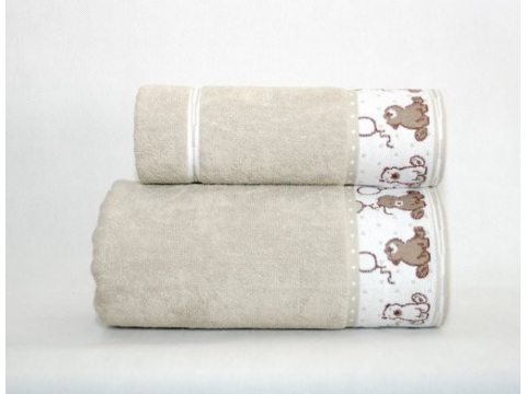 Ręcznik  dla dzieci Sweet Bear 50x70 Beżowy Greno