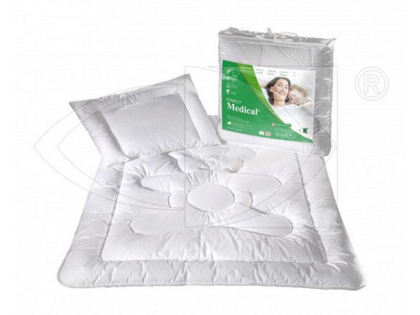 Kołdra antyalergiczna Medical 100x140 + poduszka 40x60  AMW  do łóżeczka