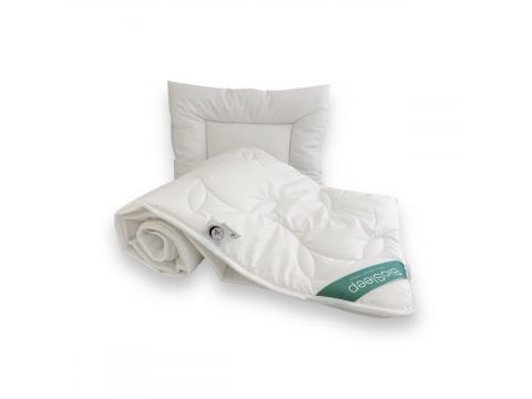 Kołdra i poduszka dla dzieci 100x135 + 40x60 BioSleep TENCEL Lyocell – całoroczna, antyalergiczna, komfort i bezpieczeństwo
