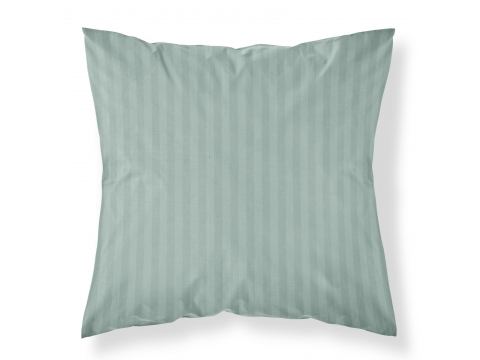 Poszewka adamaszkowa 40x40 cm | Pasy 1 cm |pure miętowa 1 szt
