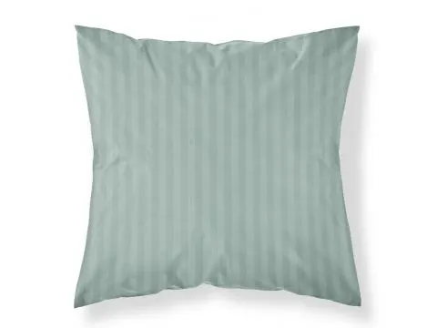 Poszewka adamaszkowa 40x40 cm | Pasy 1 cm |pure miętowa 1 szt