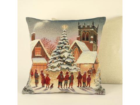 Poszewka świąteczna gobelinowa choinka nr. 429 SlodkieSny 45x45 cm gobelin