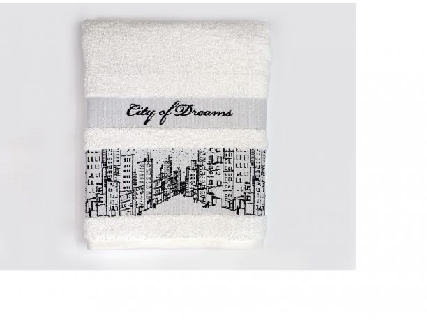 Ręcznik City of Dream  Biały 50x90 Greno