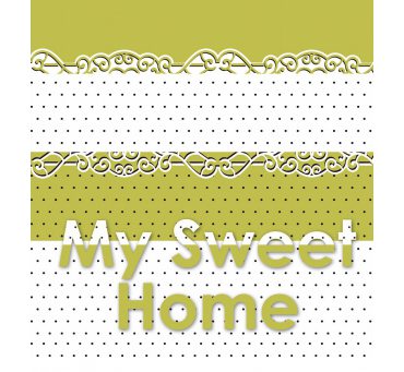 Pościel z satyny bawełnianej My Sweet Home 140x200 Gold Line Greno