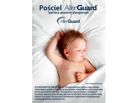 Kołdra letnia  antyroztoczowa 135x200 AllerGuard® Light Antyalergiczna Puchowa