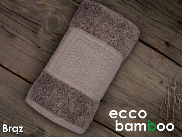 Ręcznik Ecco Bamboo 70x140  Brązowy Greno