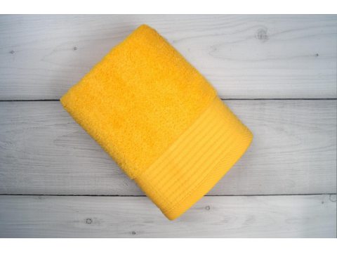 Ręcznik Novita - mikrobawełna - żółty - 50x90 cm - Fine Collection - Greno