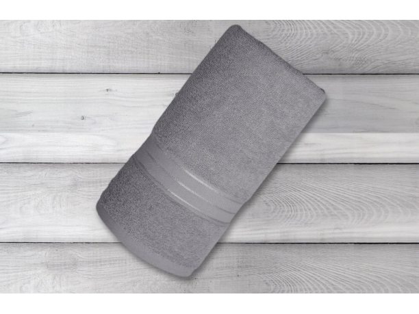 Ręcznik Fit - popielaty - 50x90 cm - Fine Collection - Greno