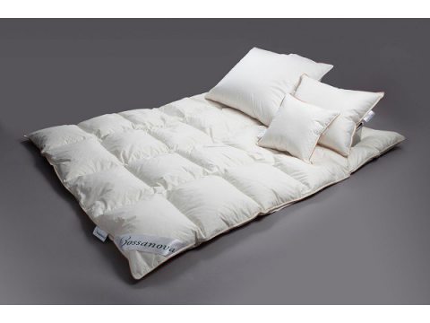 Kołdra całoroczna  Bossanova  soft 220x200  - naturalne pierze i puch gęsi