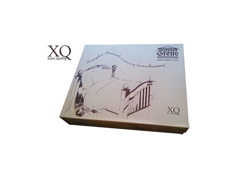 Pościel satynowa Greno  XQ  Mint Chocolate  160x200