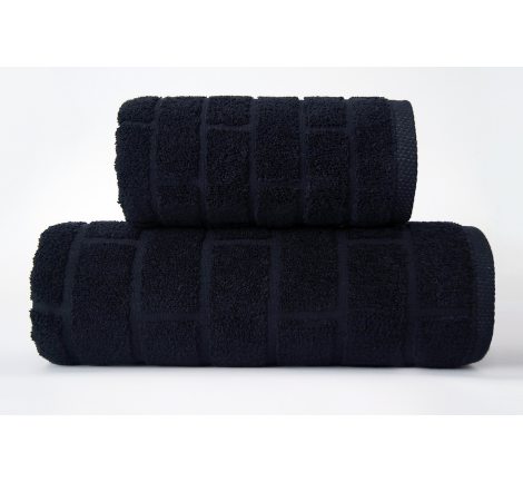 Ręcznik Brick - Czarny - 70x140 - Greno
