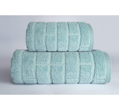 Ręcznik Brick - Aqua - 50 x 90 - Greno