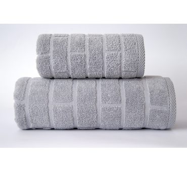 Ręcznik Brick - Jasny Popiel - 50x90 - Greno