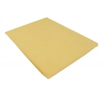 Prześcieradło bawełniane Słodkie Sny  160x215 piaskowy- bez gumki z bawełny